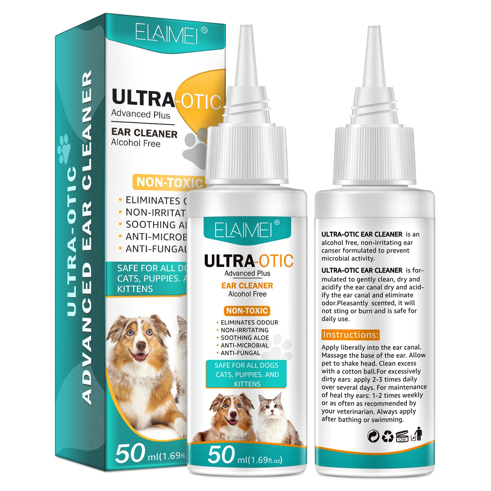 Gentle Pet Ear Cleaning Solution